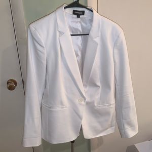 express blazer white size 14